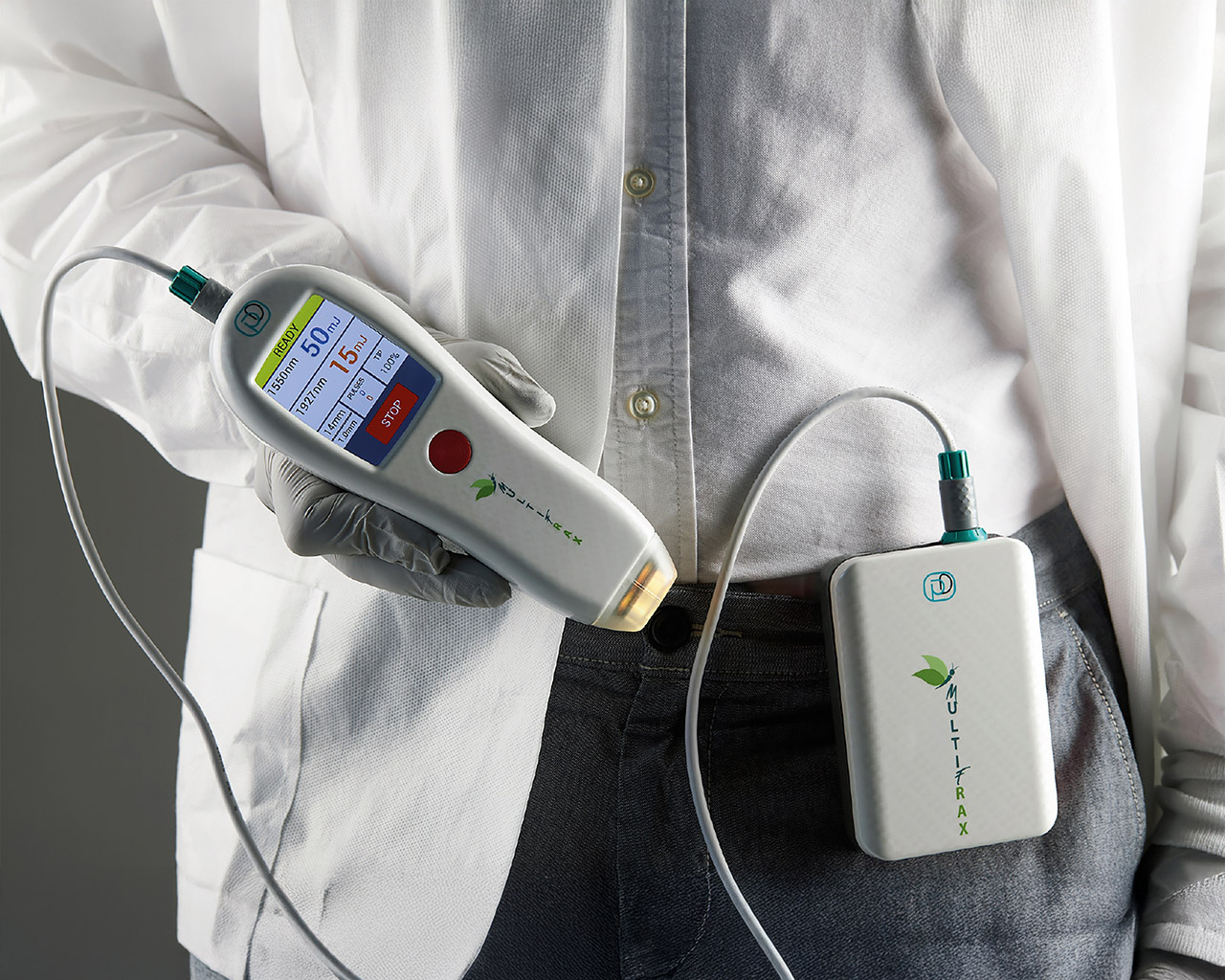 MultFrax Device Being Worn